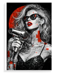 Glamorous Hair Stylist Portrait