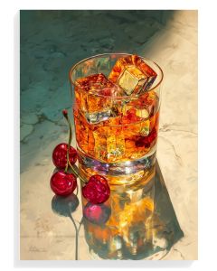 Whiskey Glass Still Life