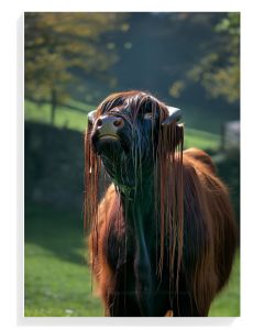 Highland Cow Portrait