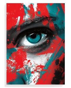 Vibrant Eye Abstract Art