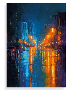 City Lights Reflection