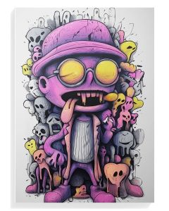 Playful Skull Graffiti