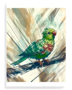 Colorful Parrot Illustration