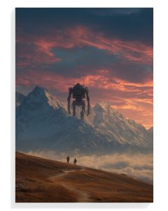 Futuristic Landscape Encounter