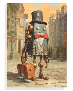 Steampunk Robot Traveler