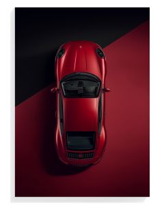 Red Sports Car Minimalism