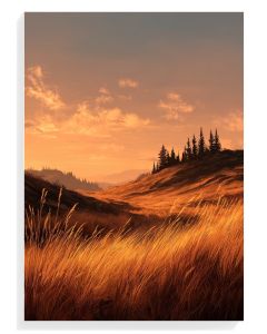 Golden Meadow Sunset