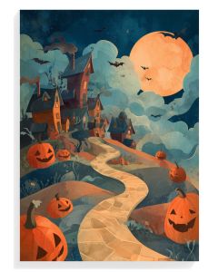 Haunted Village Nightscape