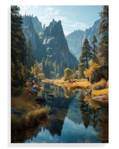 Mountain Reflection Serenity