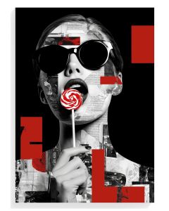 Bold Woman With Lollipop