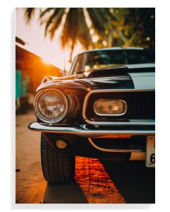 Classic Mustang Sunset