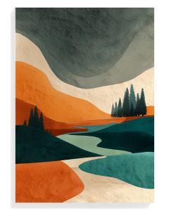 Abstract Landscape Serenity