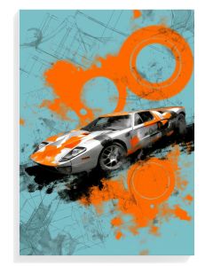 Vintage Race Car Splash