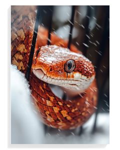 Snowy Serpent Portrait