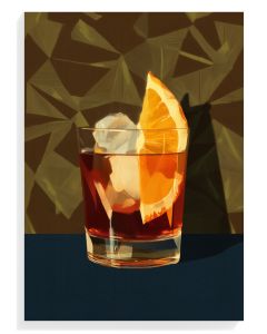 Citrus Cocktail Abstract