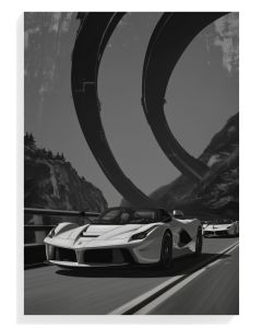 Monochrome Supercar Journey