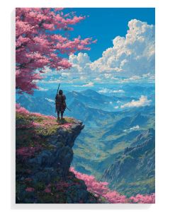 Serene Warrior Landscape