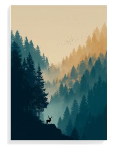 Majestic Stag Silhouette