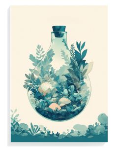 Botanical Glass Terrarium Art
