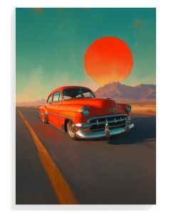 Retro Car Sunset