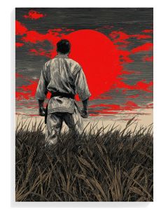 Samurai Silhouette at Dusk