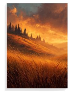 Golden Meadow Sunset