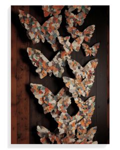 Colorful Butterfly Mosaic
