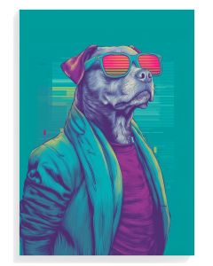 Stylish Dog Portrait