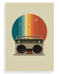 Retro Boombox Vibes