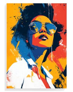 Vibrant Retro Portrait