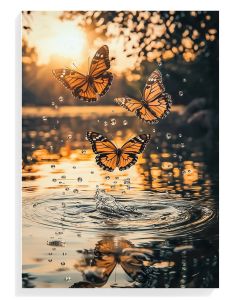 Butterflies at Sunset