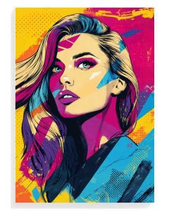 Vibrant Pop Art Portrait