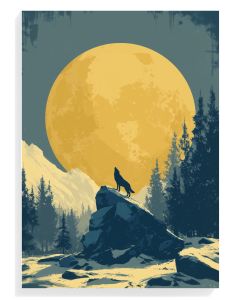 Howling Wolf Moonrise