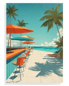 Tropical Paradise Bar Print