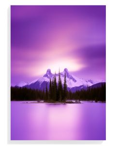 Majestic Purple Peaks