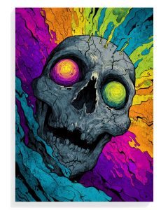 Psychedelic Skull Art