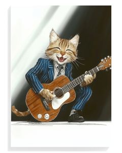Dapper Cat Musician