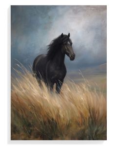 Majestic Black Stallion