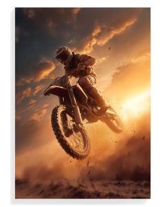 Dynamic Motocross Sunset