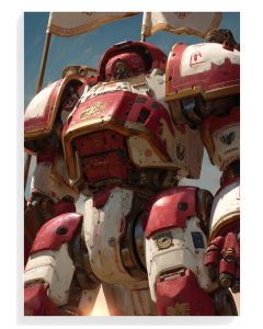 Mech Warrior Red Armor