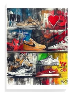 Sneaker Graffiti Art