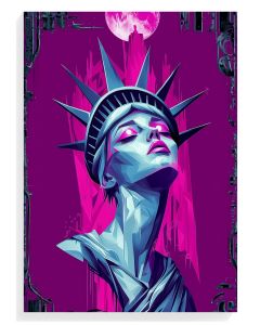 Neon Liberty Statue