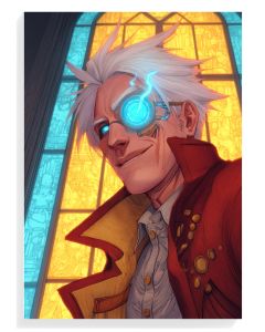 Futuristic Scientist Portrait