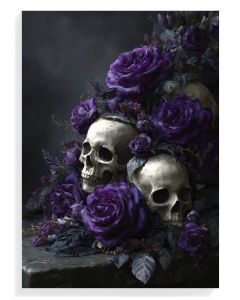 Skulls And Purple Roses