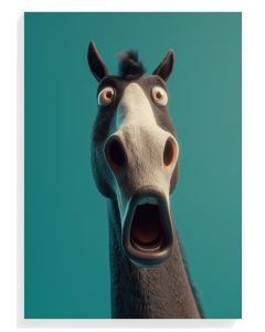 Surprised Horse Illustration