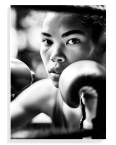 Fierce Boxer Portrait