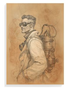 Steampunk Scientist Portrait