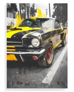 Classic Mustang Graffiti Art