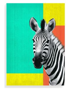 Zebra Pop Art Print