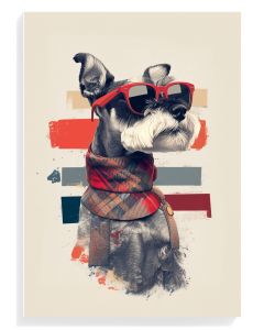 Stylish Schnauzer Portrait